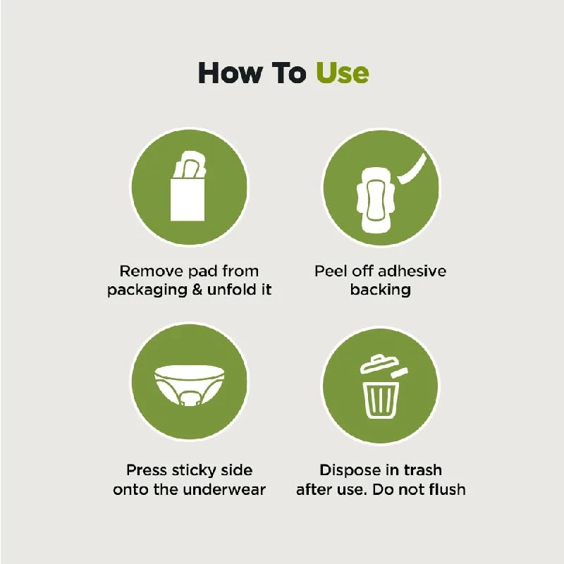 Pee Safe Ultra Thin Sanitary Pads, 12 Pads-3.webp